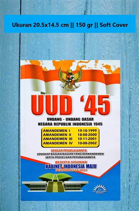 UUD '45 Undang-Undang Dasar Negara Republik Indonesia 1945 Dengan ...