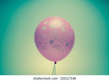 Vintage Birthday Balloons Stock Photo 210117142 | Shutterstock