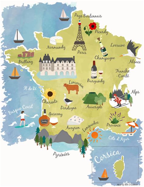 Interactive Maps of French Regions & Cities (1) | Images :: Behance