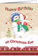 Birthday on Christmas Eve Cards from Greeting Card Universe