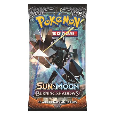 Pokemon 15071-S TCG Sun and Moon Burning Shadows Trading Card Booster Packet: Amazon.co.uk: Toys ...