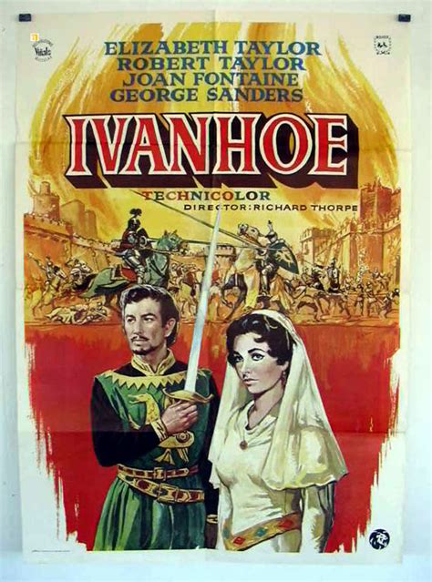 "IVANHOE" MOVIE POSTER - "IVANHOE" MOVIE POSTER