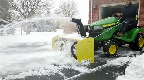 SNOW BLOWER INSTALL On JOHN DEERE X300 X500 SERIES (2016, 57% OFF