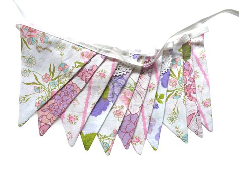 Merry-Go-Round Handmade: Vintage Floral Flag Bunting - Ideal for a Wedding . Garden Tea Party ...