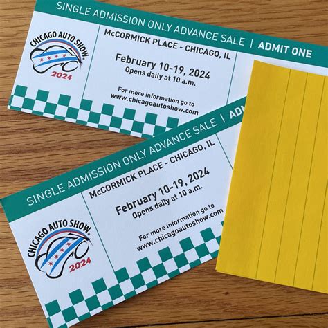 2024 Chicago Auto Show Anyday Tickets for Sale in Stickney, IL - OfferUp