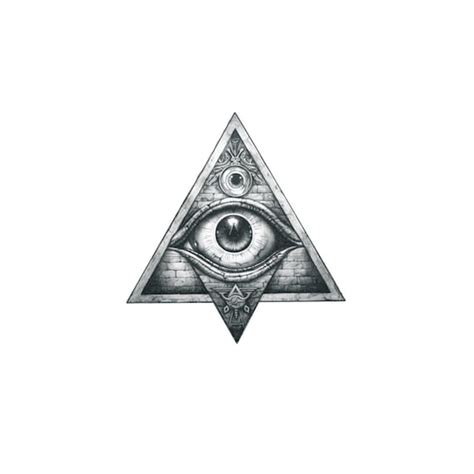 Illuminati All Seeing Eye Pyramid Tattoo