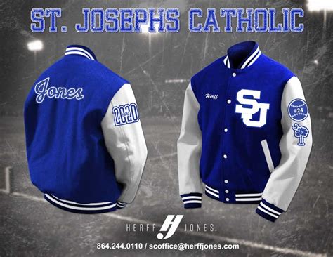 St Josephs Catholic School Letter Jacket - Herff Jones Jacket Shop