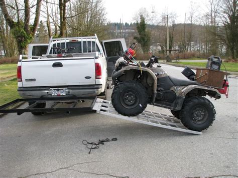 trailer hitch atv carry rack | Atv dump trailer, Atv racks, Atv storage