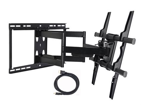 VideoSecu Heavy Duty Full Motion TV Wall Mount Articulating Bracket for ...