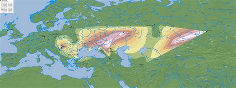 New EHG / ANE map (Eastern Hunter Gatherers / Ancient North Eurasians)