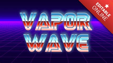 Vaporwave Text Effect | Font Generator