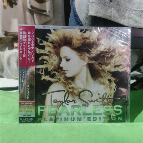 Taylor Swift - Fearless Platinum Edition (Japan Limited Edition) CD+DVD ...