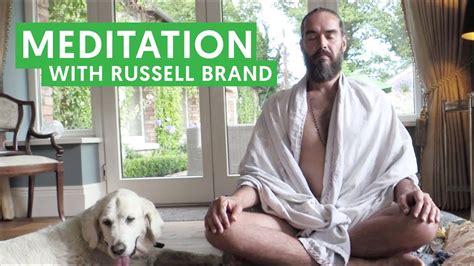 Meditating with Russell Brand - YouTube