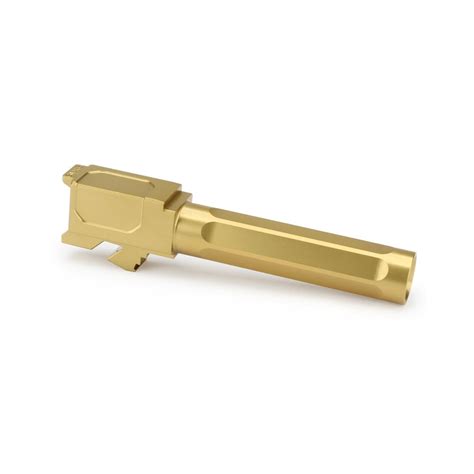 BARREL for Glock 19 – Gold (TiN) – 80P Builder