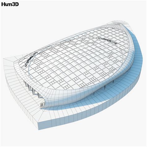 SoFi Stadium 3D model - Architecture on Hum3D