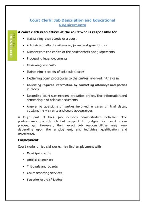 The Role Of The Circuit Clerk – JudgeDumas