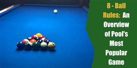 Eight-Ball 101: Learn the Rules for 8-Ball Pool Bar Games 101