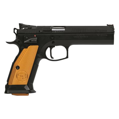 CZ-USA CZ 75 Tactical Sport Orange, Semi-Automatic, 9mm, 5.4" Barrel ...