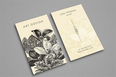 Beautiful creative art business Card