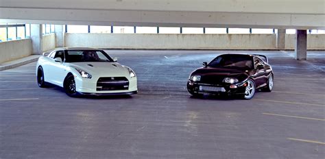 Nissan GT-R / Toyota Supra Photoshoot