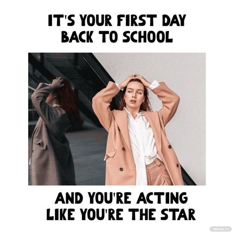 First Day Back To School Meme in JPG - Download | Template.net