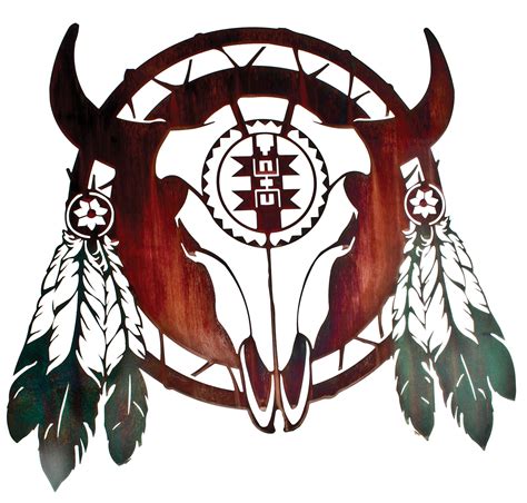 Buffalo Wall Art Rustic Wall Art www.rusticeditions.com | Native american wall art, Bull skulls ...