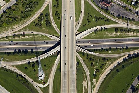 Aerial Freeway Photos Give Engineers Their Due as Geometric Artists ...