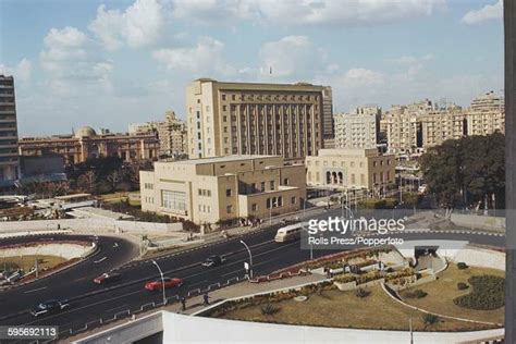 View of the headquarters building of the Arab League located in... News ...