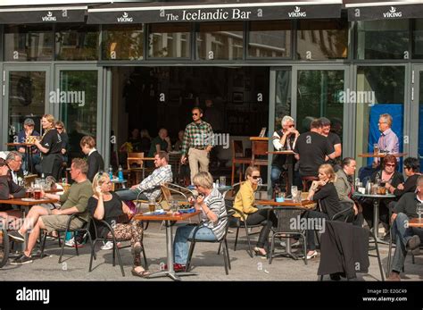 Iceland Reykjavik downtown cafes and bars Stock Photo, Royalty Free Image: 70431545 - Alamy