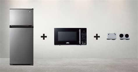 Microwave and Refrigerator Combinations | Summit® Appliance