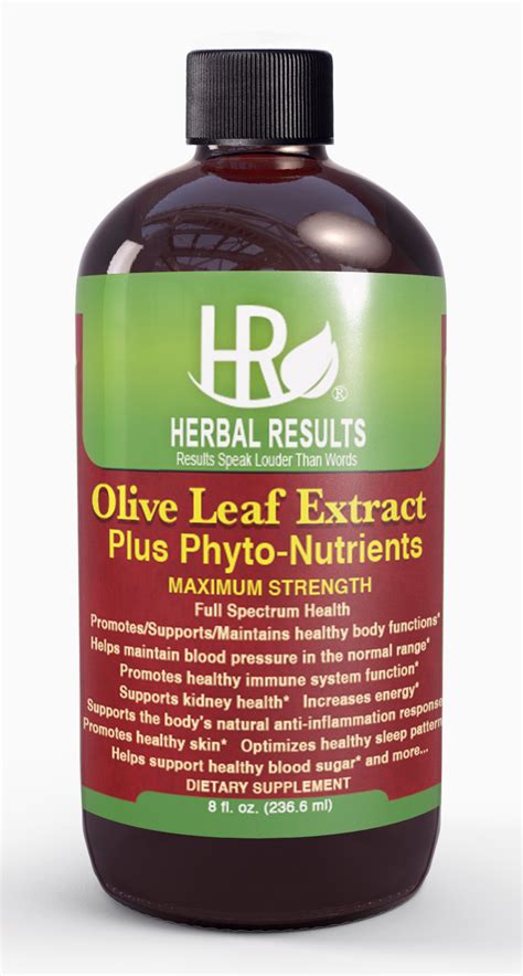 MAXIMUM STRENGTH OLIVE LEAF EXTRACT | Herbal Results