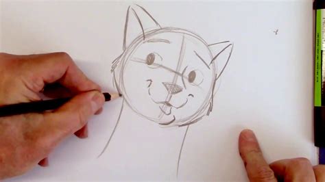 How to Draw a Cartoon Cat Step-by-Step - YouTube