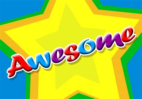 Make Your Designs Truly Awesome with Awesome Word Clipart Collection | Awesome Word Cliparts