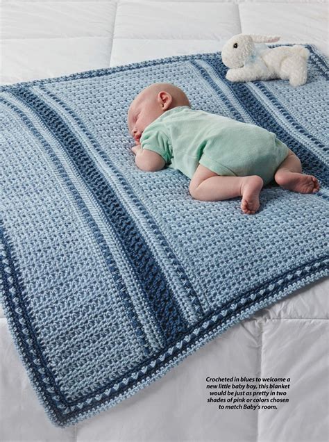 Crochet Blanket Pattern BABY BOY Little Boys Blues Blanket | Etsy | Crochet blanket diy, Crochet ...