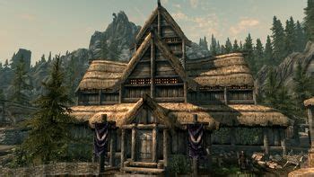 Jarl's Longhouse (Falkreath) | Viking house, Conan exiles, Norse pagan