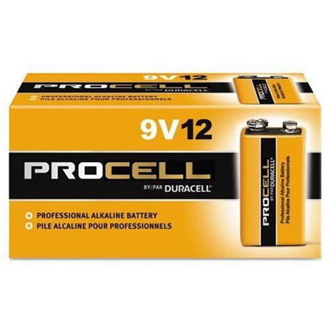 New Duracell Procell 9 Volt Batteries, Pack Of 12, Professional Alkaline Battery - Walmart.com ...