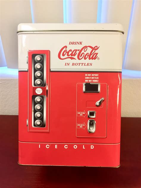 1997 Coca Cola Vintage Bottle Vending Machine Tin - Etsy