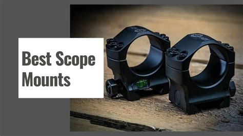 The 10 Best Scope Mounts for Accurate Shooting & Hunting in 2024 - The ...