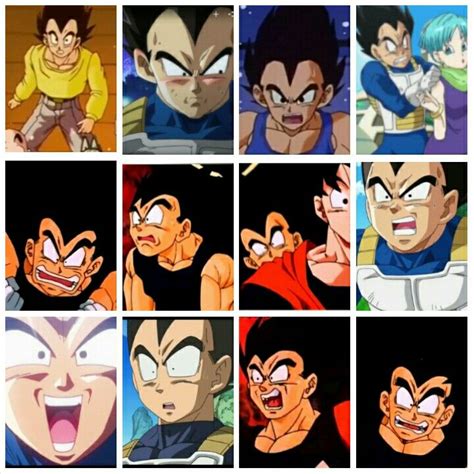 The many funny faces of vegeta | Anime dragon ball super, Anime dragon ...