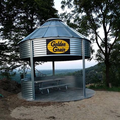 Grain Bin style Gazebo kits #pergolakits | Gazebo, Backyard gazebo, Pergola