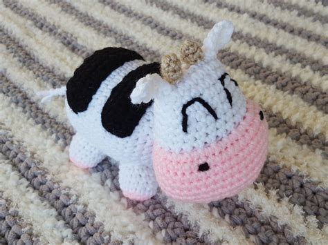 Harvest Moon Cow Crocheted Plush Amigurumi | Etsy