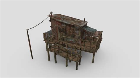 Shanty House - 3D model by ReChung [4fbf4f8] - Sketchfab