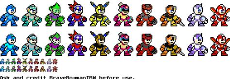 Mega Man 11 Copy Weapons 8-Bit by BraveBowmanTBW on DeviantArt