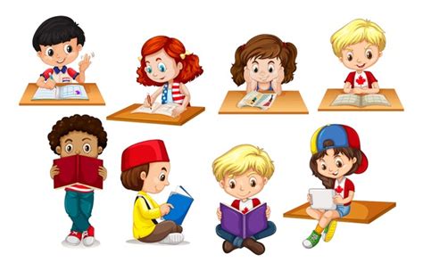 7+ Thousand Cartoon Images Children Writing Royalty-Free Images, Stock ...