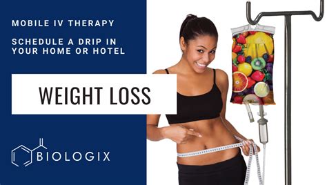 Weight Loss IV Therapy Drip 24/7 At Home, Hotel, Or Event