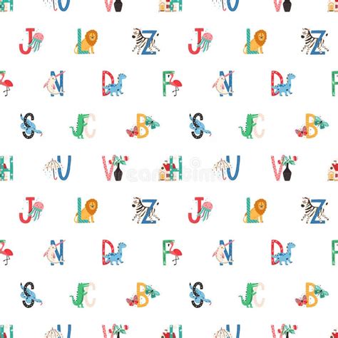 Endless alphabet letters stock illustration. Illustration of type ...