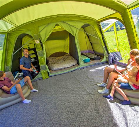 This Giant Family Tent Has Private Bedroom Compartments and a Full Living Area