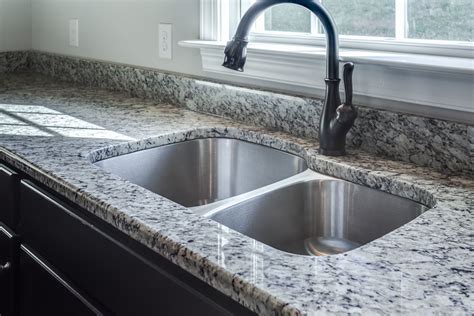 Double Drop-In Sink, Kitchen Countertop | Granite, Marble granite ...