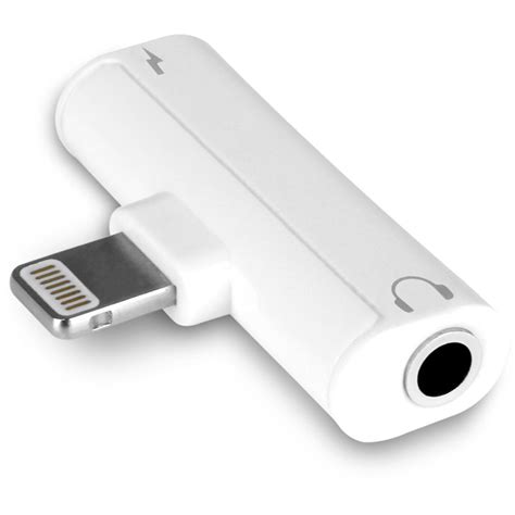 Aluratek Lightning & 3.5mm Adapter for iPhone/iPad ADLA01F B&H