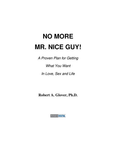 No More Mr Nice Guy Quotes